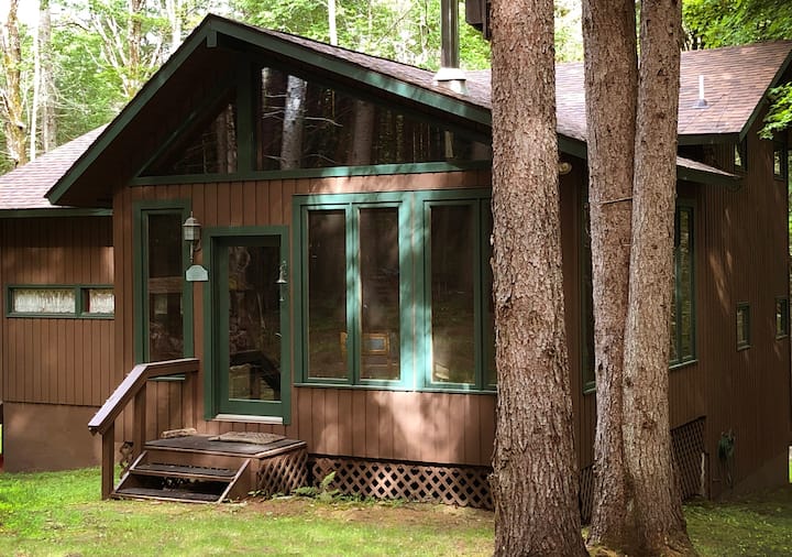 3-acre Cabin: Private Beach, Sauna, Pool Table - Indian Lake, NY