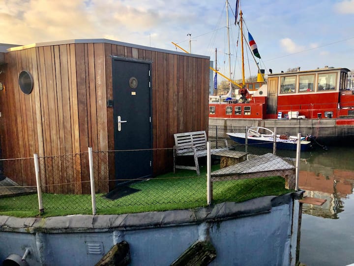 Lovely Cosy Houseboat In A'dam East - Amszterdam