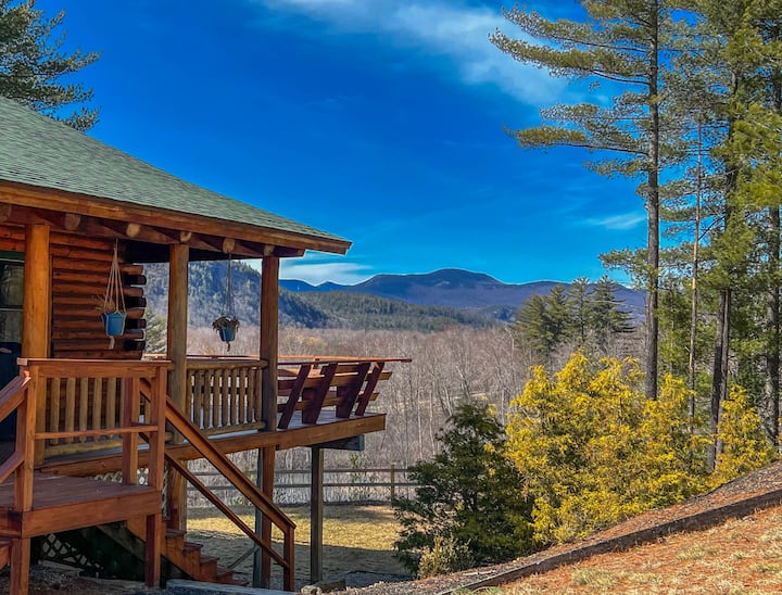 North Conway Log Cabin With Panoramic Mt. Views! - North Conway, NH