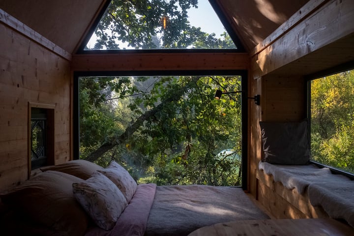 Enjoy Cozy Treehouse  +Sauna+mountainviews+gardens - Oybin
