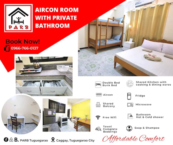 Parb: Aircon Room_201b - Tuguegarao City