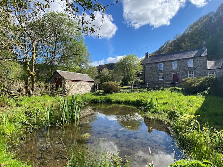 Luxury Farmhouse In Wild And Untamed Cambrian Mountains Near Brecon Beacons - Wales