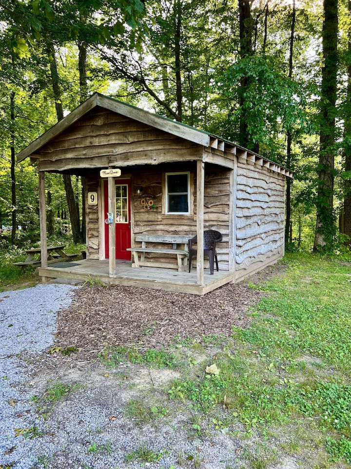 "Miss Dixie" Camping Cabin #9 | Pet Friendly - Brown County, IN