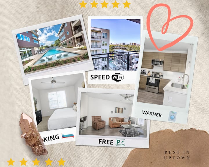 ⭐️ King Bed | Free Parking | Gym | Pool⭐️ - Bluffview - Dallas