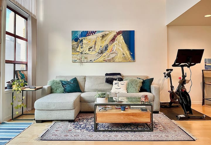 Bright Central Loft With Peloton - Cathedral Hill - San Francisco