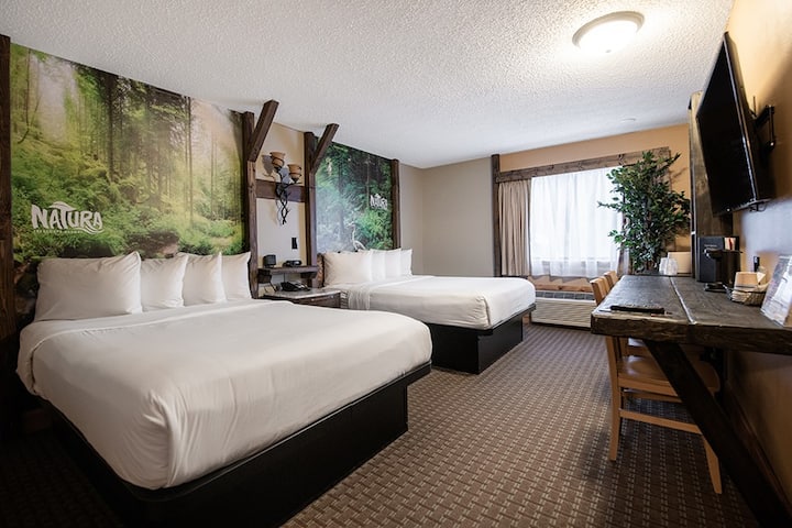 Natura Three Queen Room With Bunk Beds - Wisconsin Dells