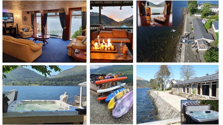 Waterfront With Private Hot Tub, Kayaks And Paddleboards Free For Guests Use !!! - Arrochar