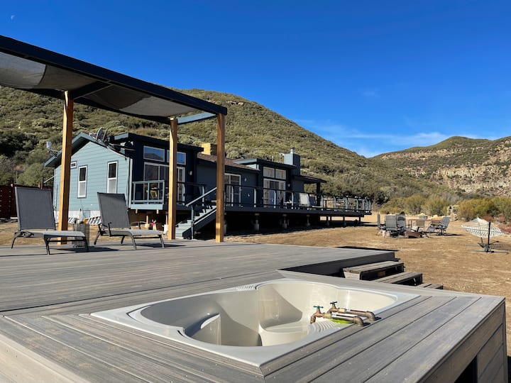 Ojai Wilderness Mountains - Sespe Retreat House 100% Solar - Ojai, CA