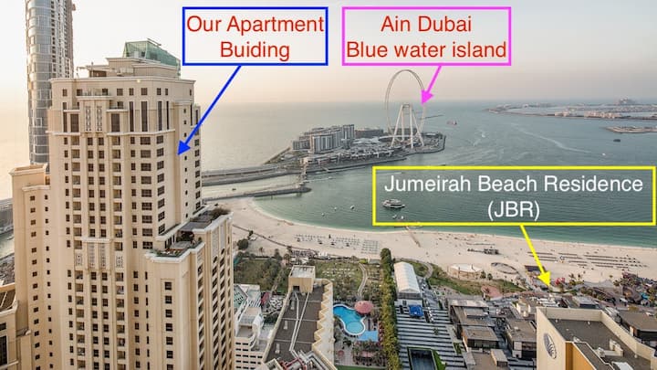 Jbr Whole Studio|2 Min To Beach|5 Min To Ain Dubai - Verenigde Arabische Emiraten