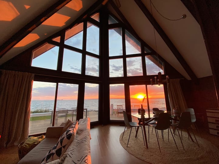 A-frame Cabin With Private Beach & Epic Sunsets - Long Island, NY