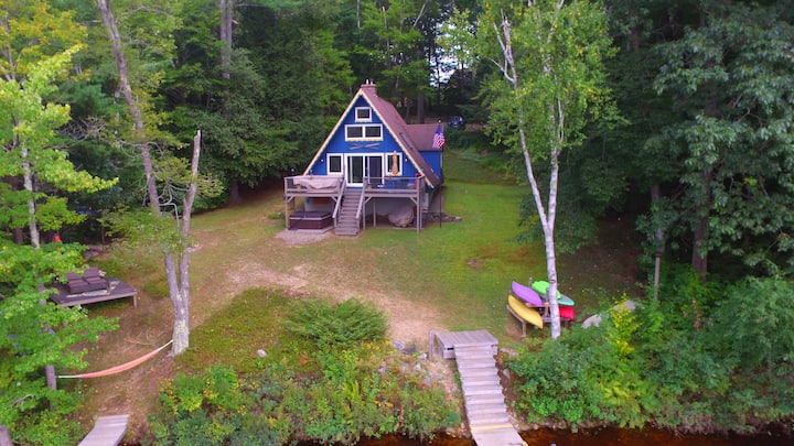 Direct Waterfront A-frame, Close To 3 Ski Areas! - New Hampshire (State)