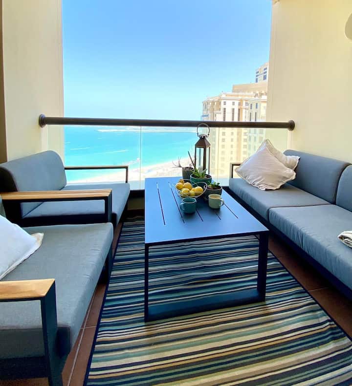 Jbr Full Sea View - Beautiful Master Bedroom - Dubai