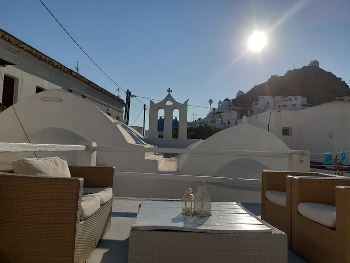 Mister Blue, Private Terrace,traditional,chora Ios - İos
