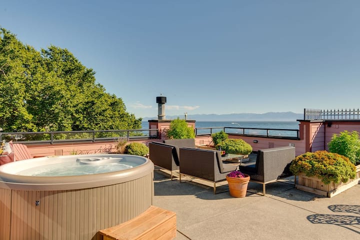 New Waterfront Home, Sleeps 10+in Ocean View Rooms - Victoria, Canada
