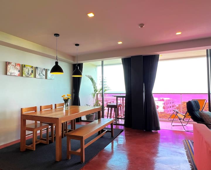 2 Bedroom Seaview Apartment In Hua-hin Center - 후아 힌