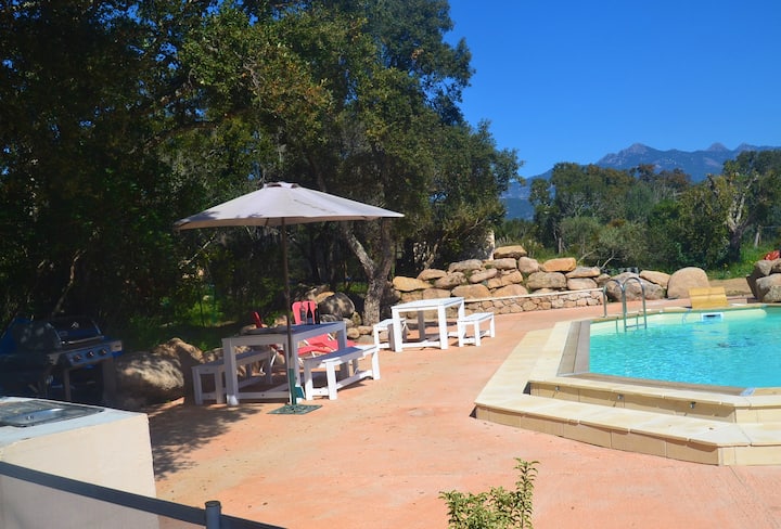 Corsica Extreme-south. Seaside, Swimming Pool - 10/12 People - Figari