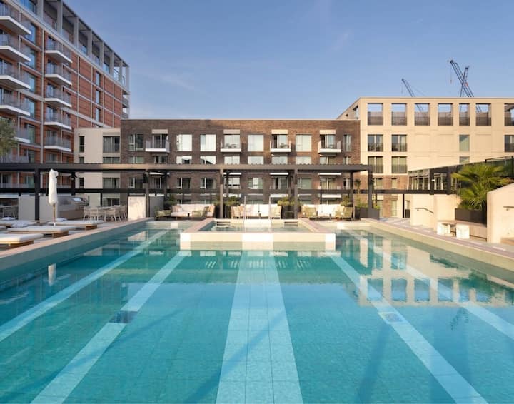 Stunning 1 Bed In Battersea W/ Pool, Gym & Rooftop - Fulham