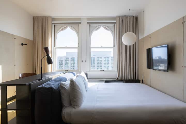 Stile Dtla | King Room In The Fashion District - 好萊塢