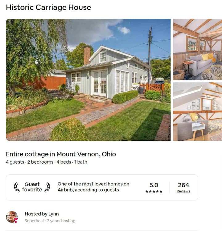 Historic Carriage House - Mount Vernon, OH