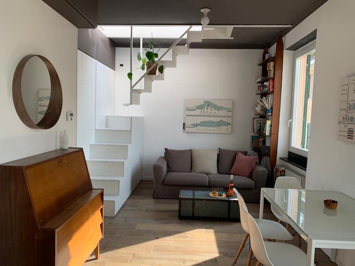 Design Attic With Panoramic Rooftop Terrace - Genua