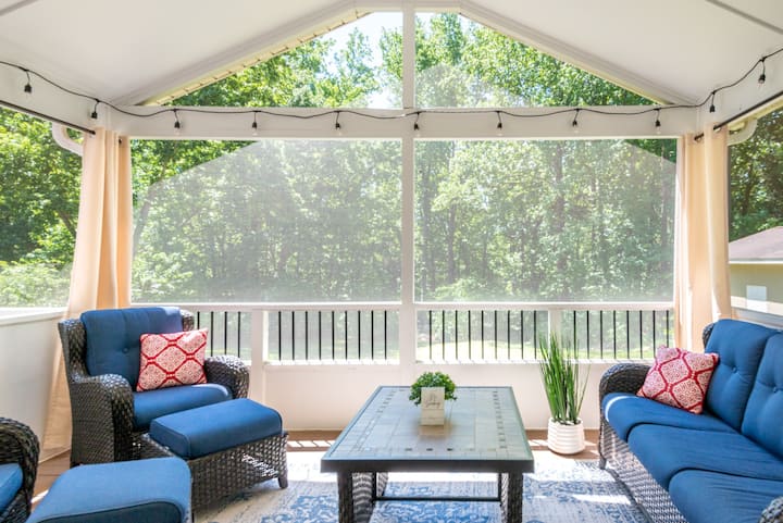 Concord Haven - Screened Porch Private Getaway - Harrisburg, NC