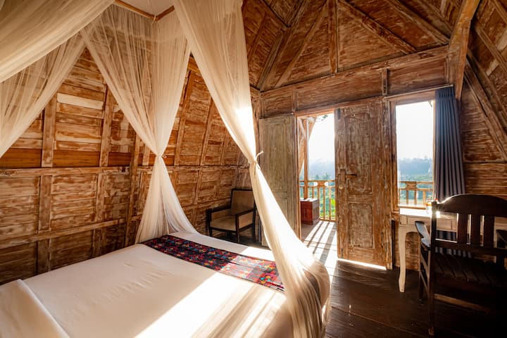 1 Bedroom Wooden Rice Field View - Sidemen