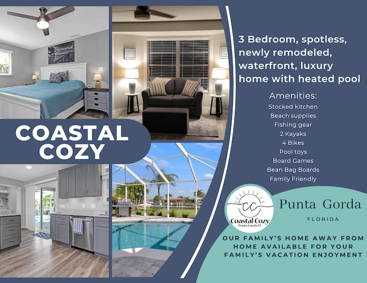 3 Bedroom Home In Punta Gorda Isles With Heated Pool And Canal Access - Punta Gorda, FL