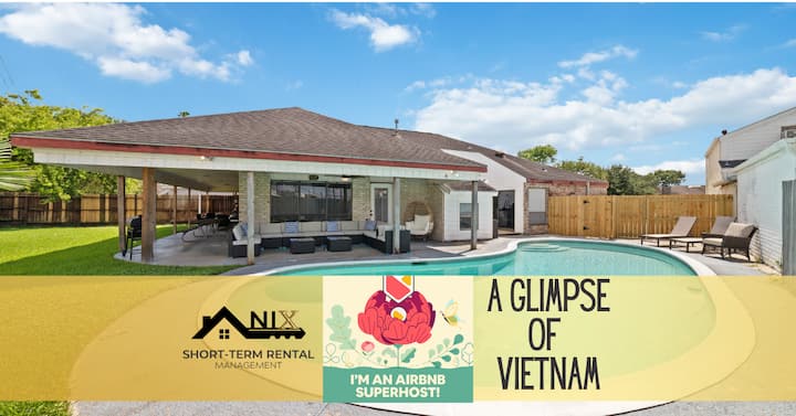 *️⃣A Glimpse Of Vietnam/4️⃣bd, 2ba/amazing Pool*️⃣ - Sugar Land, TX