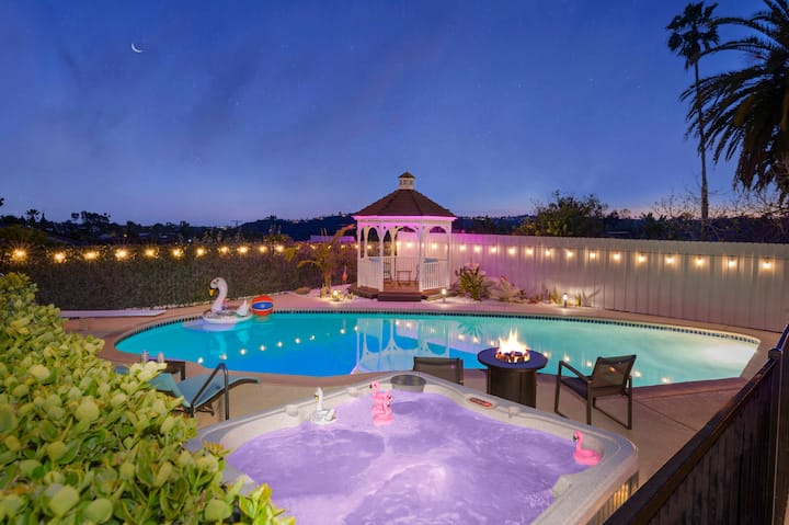 Pool, Spa, Views, Games, & Gym-stunning 5br House! - La Mesa, CA