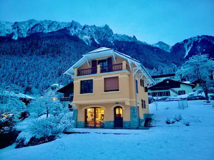 Charming Villa With Exceptional View Of Mont Blanc - Argentière
