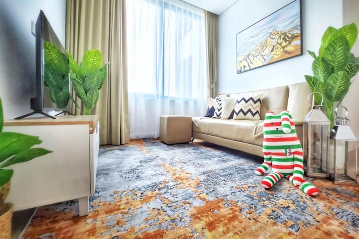 Ayana By San | 1 Br King Bed Connect To Aeon Mall - Depok