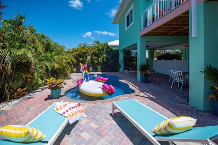 New Build! Vacation Home W/private Pool & 60’ Dock - Marathon, FL