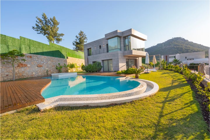 Ultra Deluxe Villa In Bodrum With Private Pool - Torba