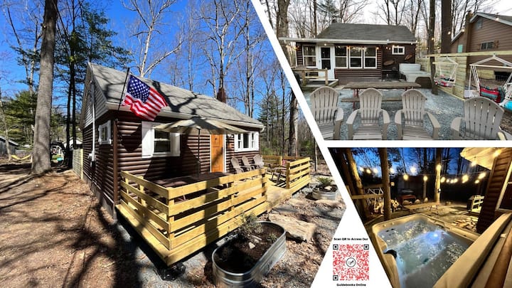 Wally's Cabin | Hot Tub| Kayaks| Fire Pit| Central - Lake Wallenpaupack, PA