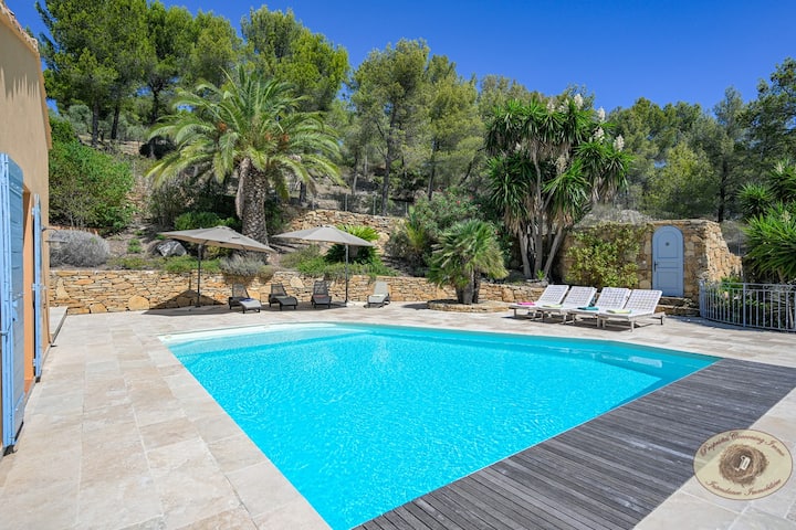 New / Magnificent Charming Property In A Tuscan Atmosphere In Bandol, Var - Saint-Cyr-sur-Mer
