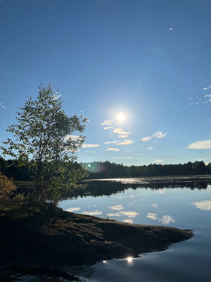 Kesämökki Kauniilla Rantatontilla - Ristijärvi