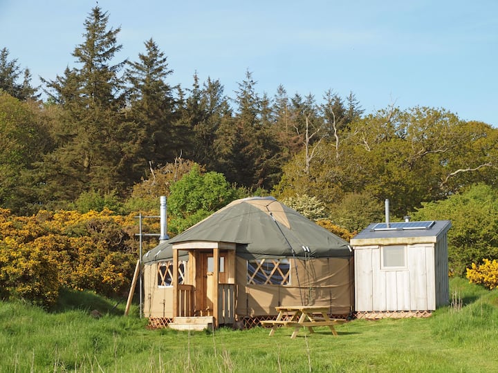 Kinganton Yurt, Off Grid Yurt By The Sea - Gatehouse of Fleet
