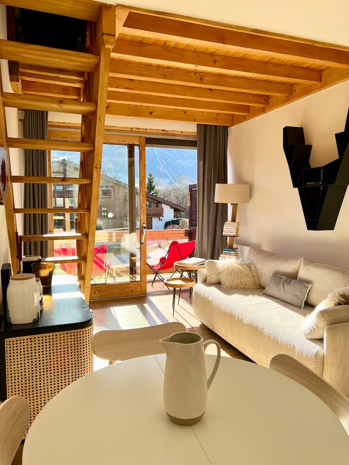 Sunny And Cosy Family Flat In Megeve - 梅傑夫