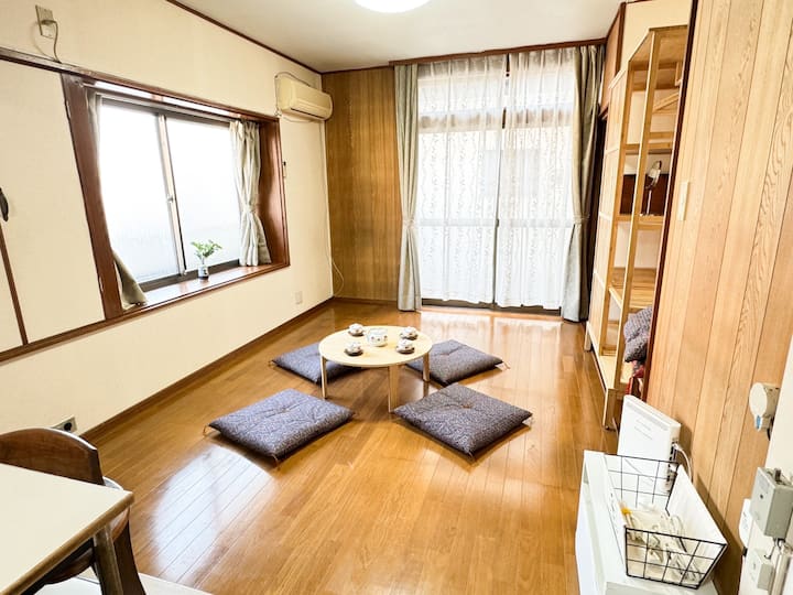 日本の生活スタイルが体験できる宿。家主が隣に居住。川越駅、本川越駅まで徒歩14分。[ai Dear] - Kawagoe