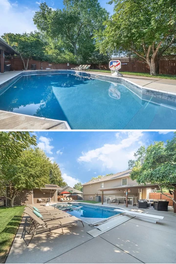 Entire Home With Pool & Billards/game Room - Wichita, KS