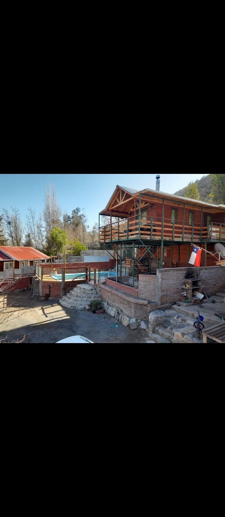 Casa En Montaña Con Piscina. - Los Andes