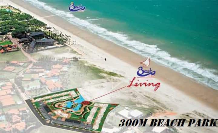 Beach Living Resort-lindo! Há 300m Do  Beach Park - Aquiraz