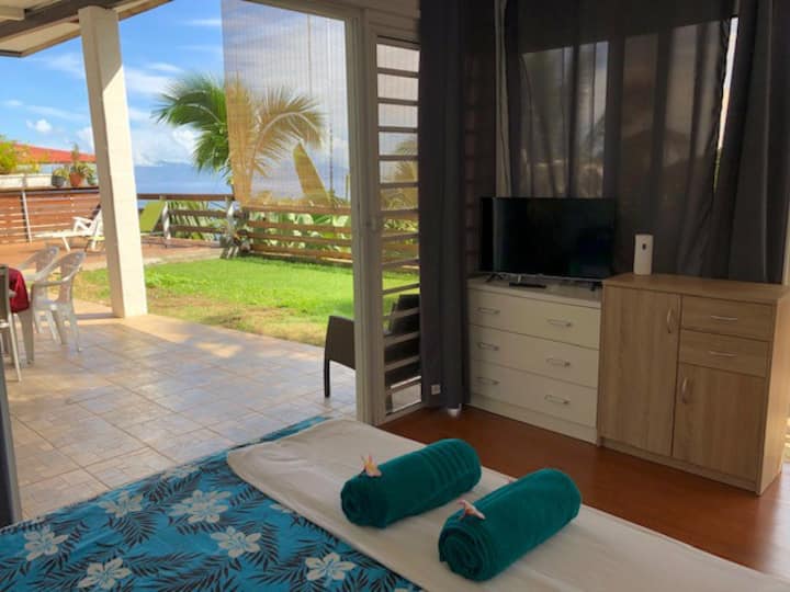 Mareva Inn:private Bungalow/pool/ocean&moorea View - Tahití