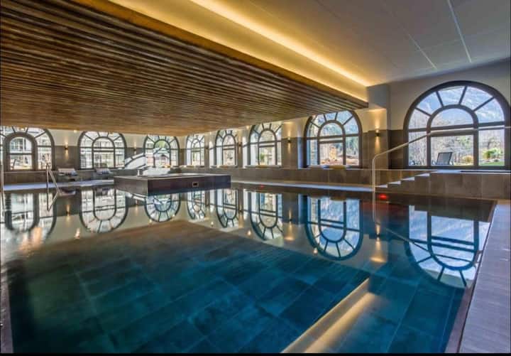 Luxurious Apartment With Pool, Jacuzzi & Sauna. - Argentière