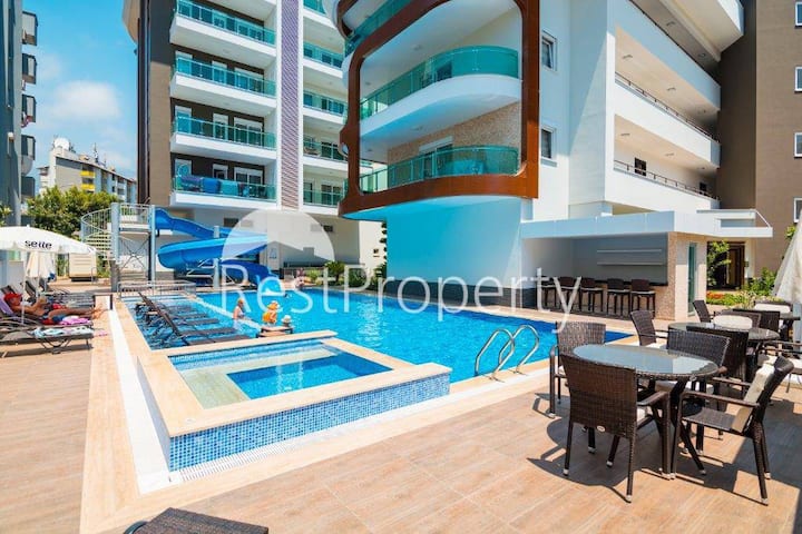 New Appartment In Luxury Complex In 250m Fr Beach - Аланья