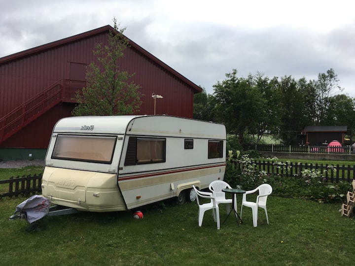 Caravan On Backyard. - Kiruna