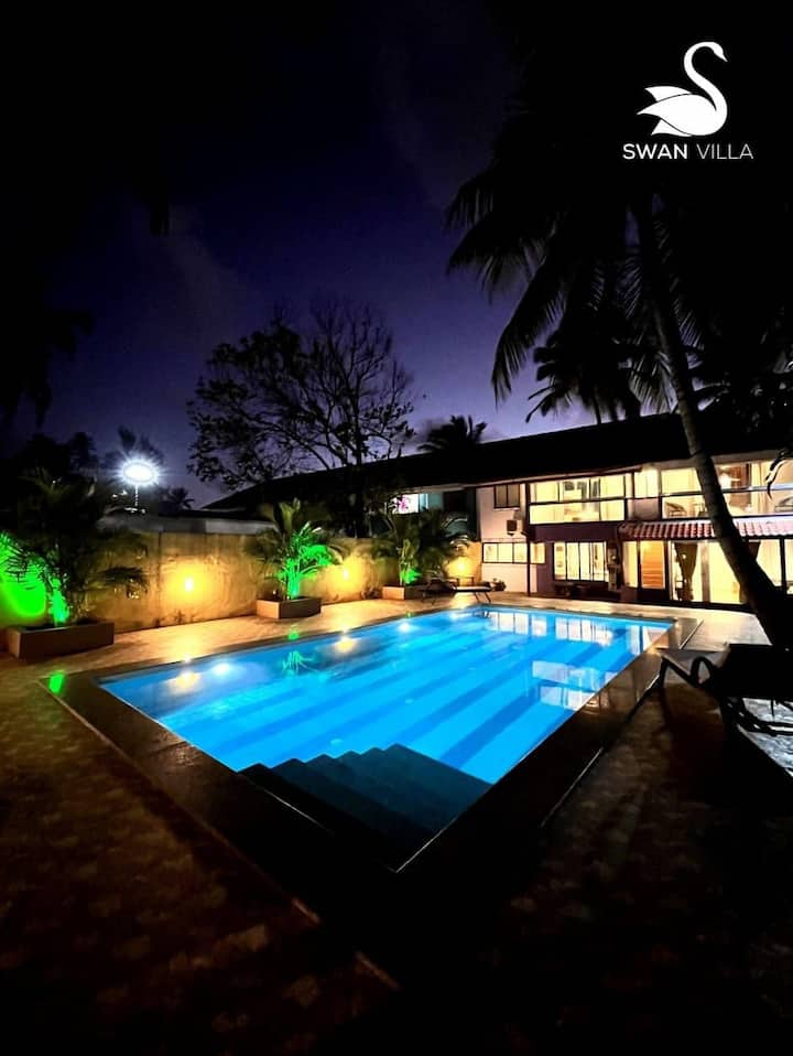 Swan Villa - 4 Bhk Seaview With Infinity Pool - Alibag
