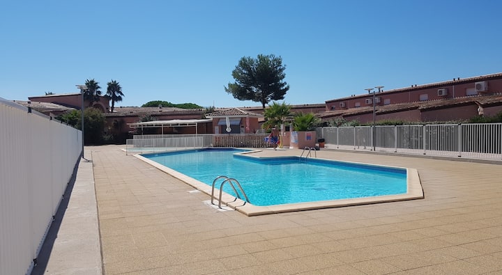 Villa In Secure Residence With Swimming Pool 200m From The Beach - Saint-Cyprien
