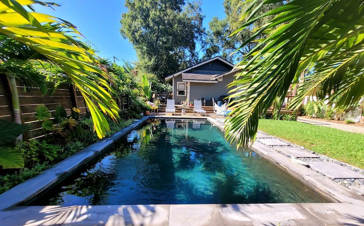 Saltwater Pool Oasis ⭐ 1925 Bungalow In ❤ Of Tampa - Amalie Arena