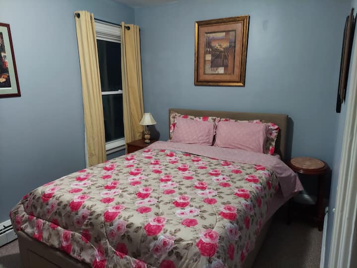 Angell House Room 5, Queen Size Memory Foam Bed - Providence, RI